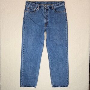 Levi's Men's 550 Relaxed Fit Jeans Size 38x32 Medium Wash Cotton 90s Style